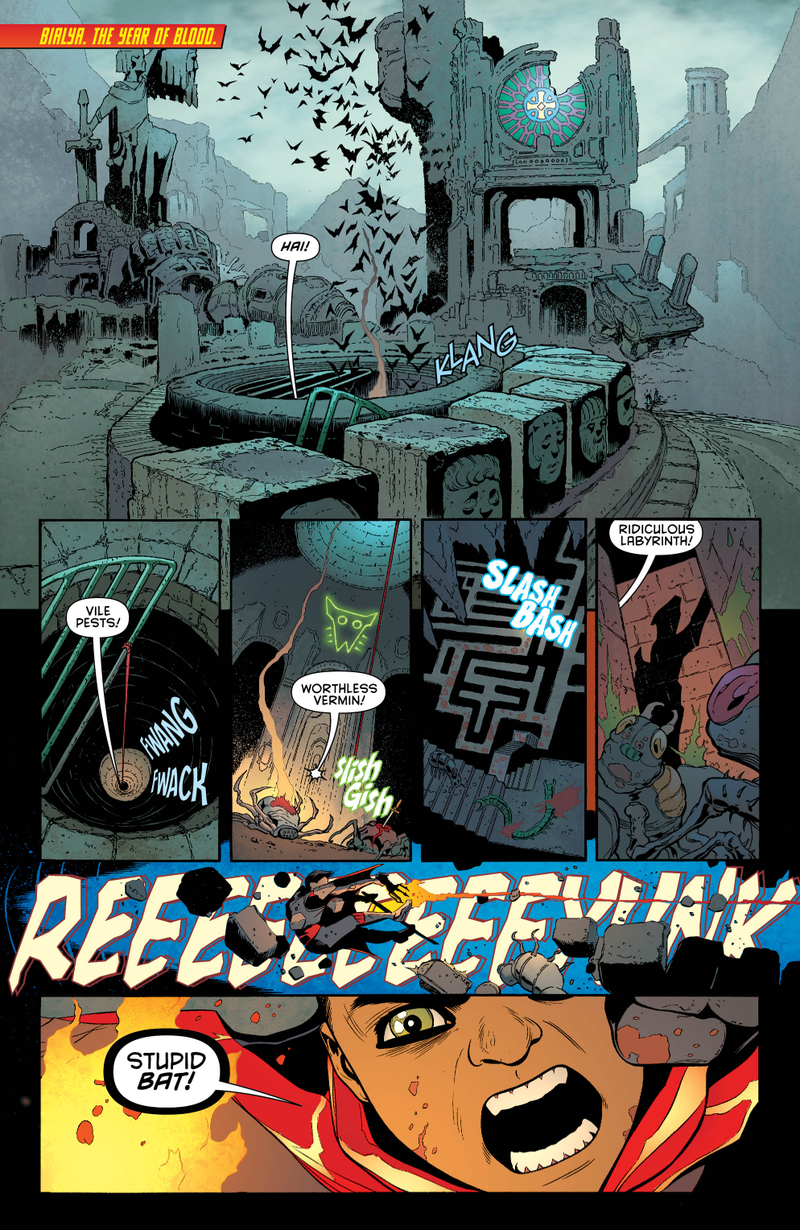 Illustration for article titled Exclusive DC preview: Damian meets his furry flying pet in Robin: Son Of Batman #6